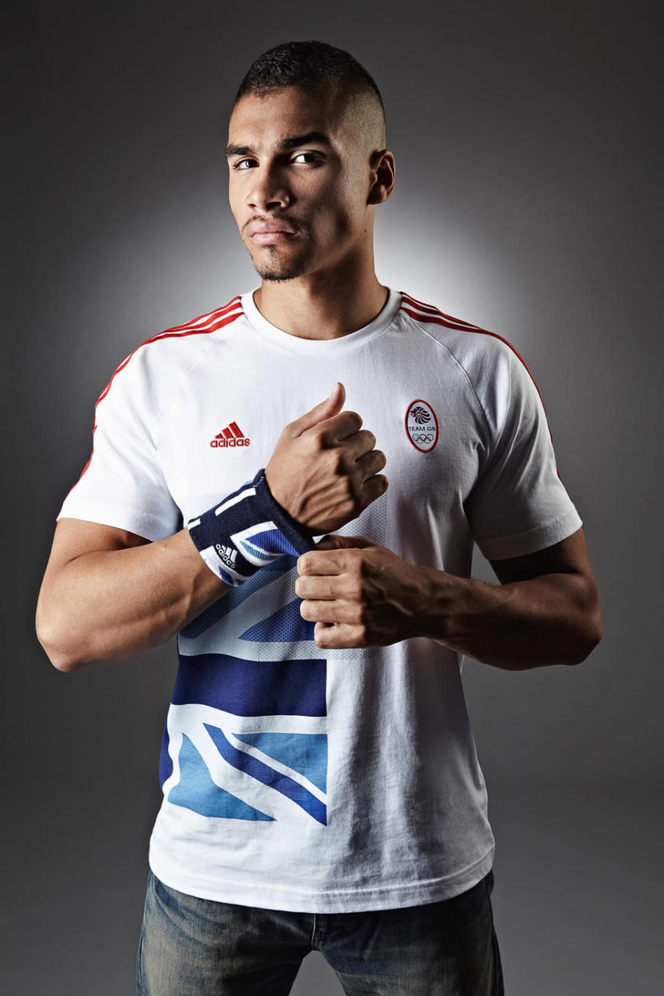 Team GB gymnast Louis Smith pictured in Adidas Team GB London 2012 Olympic kit in London, England. (Photo by Adidas via Getty Images)