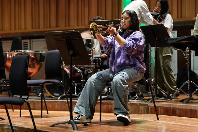 Afghan Youth Orchestra player