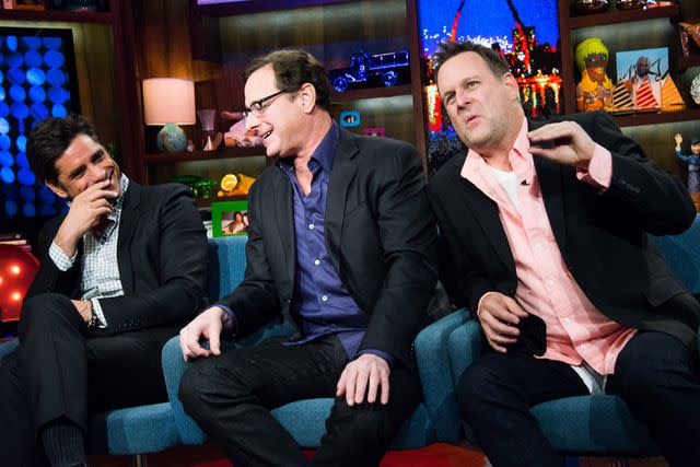 Charles Sykes/Bravo/NBCU Photo Bank via Getty Images John Stamos, Bob Saget and Dave Coulier on 'Watch What Happens Live'