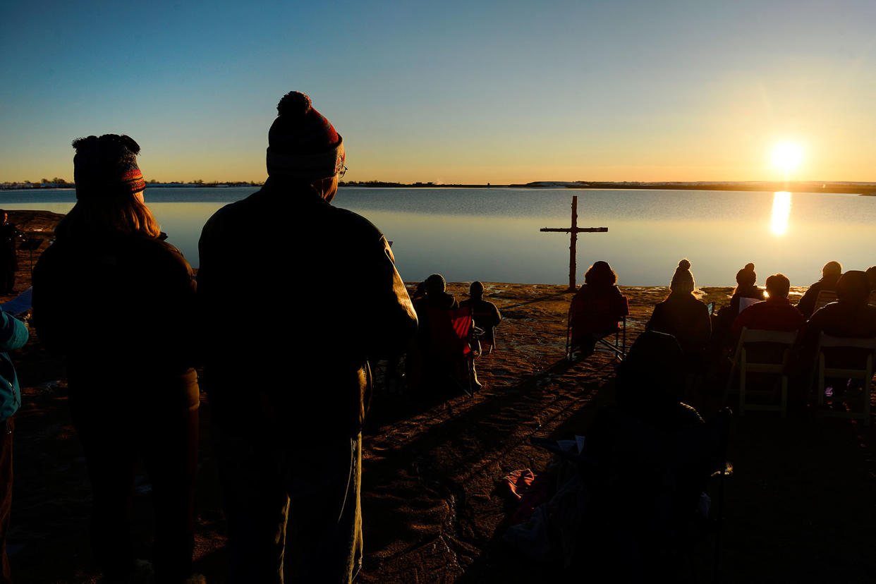 Easter sunrise celebration Helen H. Richardson/The Denver Post via Getty Images