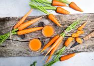 <p>If you haven’t realized yet that fiber is great for losing weight, here’s another reminder! <a href="https://www.prevention.com/food-nutrition/a20501950/carrot-recipes/" rel="nofollow noopener" target="_blank" data-ylk="slk:Carrots;elm:context_link;itc:0;sec:content-canvas" class="link ">Carrots</a> are low in calories and high in fiber. Plus, the baby ones make it super easy to snack on, without the mess of peeling and chopping.</p>