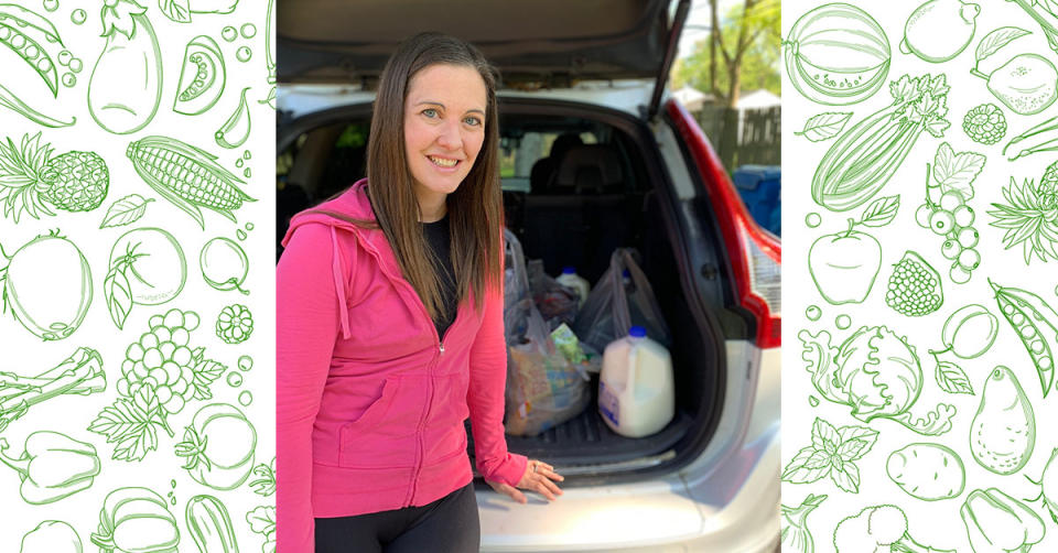 Sarah Luderer relies on Walmart Grocery pickup for savings and convenience. (Photo: Sarah Luderer)