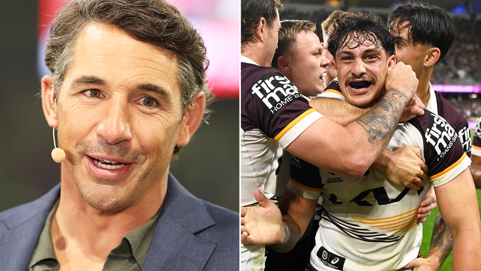 Billy Slater (pictured left) has suggested Craig Bellamy could opt to rest a number of major stars in the coming weeks, which will have a huge impact on the  Broncos in their boost for a NRL finals push. (Getty Images)