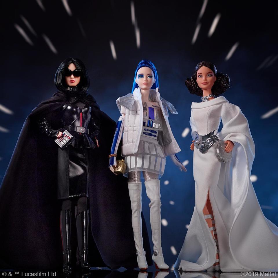 Barbie Star Wars Mattel figures