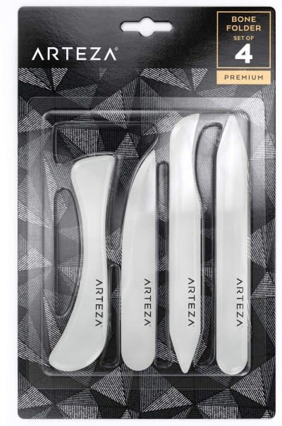 8 inch Genuine Bone Folder and Curved Paper Creaser Set for