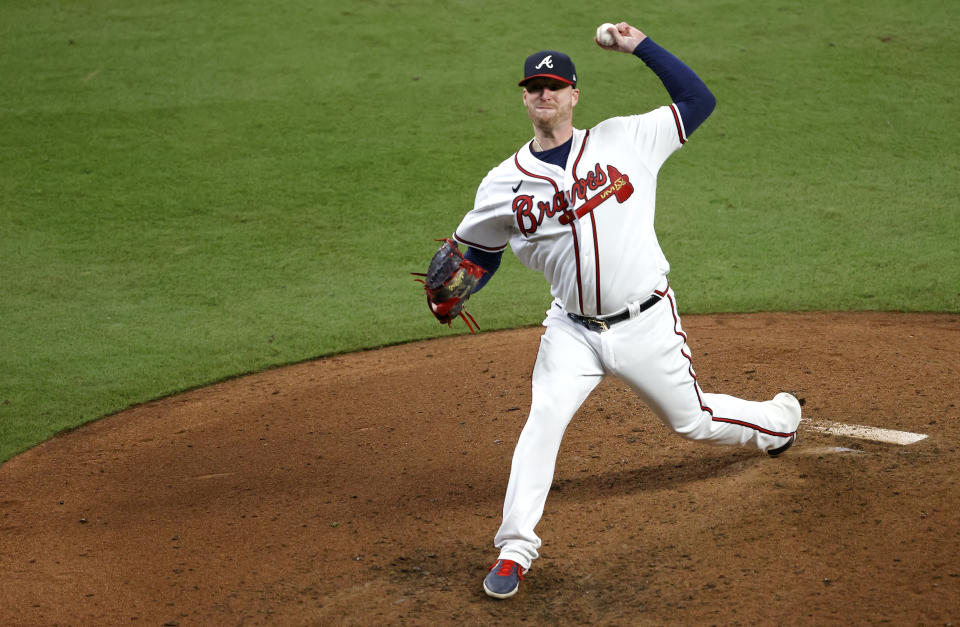 Will Smith曾在2021年幫助亞特蘭大勇士奪下世界大賽冠軍。（MLB Photo by Michael Zarrilli/Getty Images）