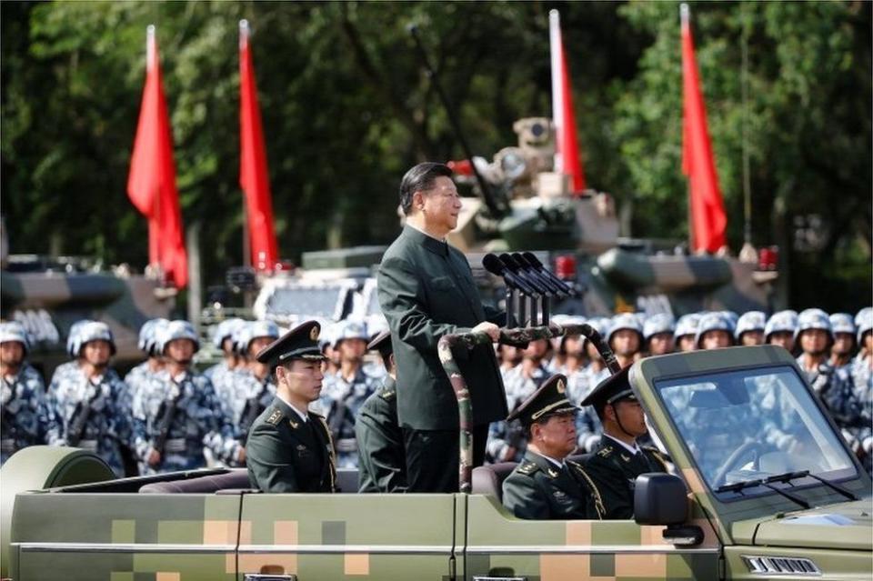 Xi Jinping en Hong Kong