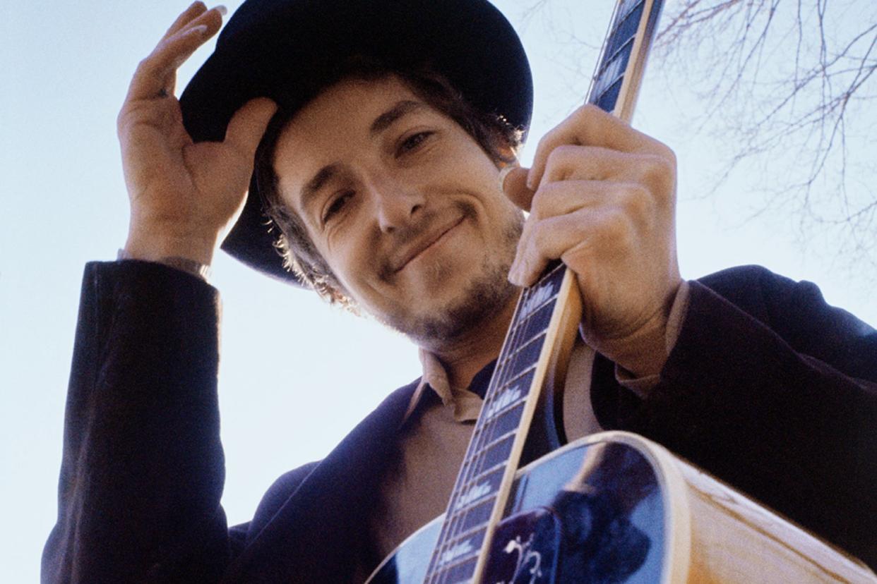 Young gun: Bob Dylan pictured in the Sixties: Eliot Landy