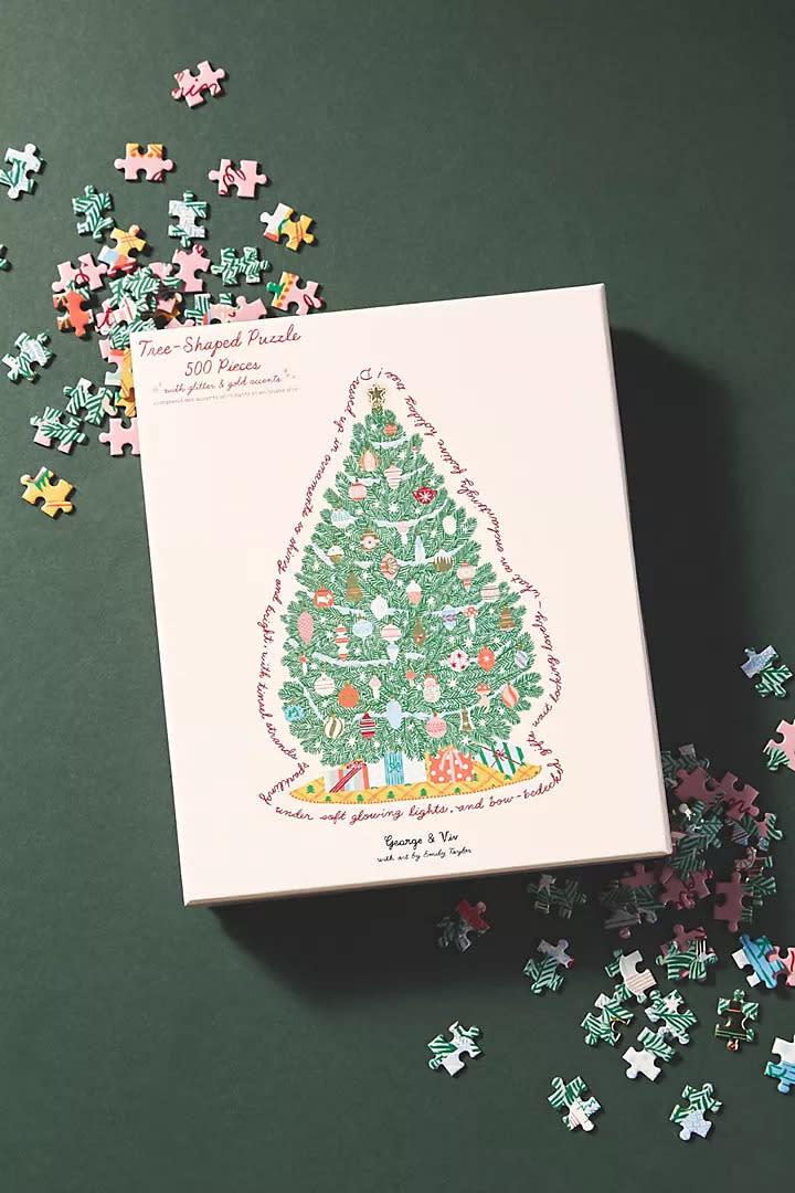 George & Viv Holiday Puzzle. (Image via Anthropologie)