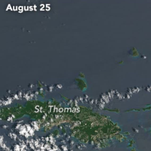 Vorher-Nachher-Bilder der Karibik: NASA zeigt die Zerstörung durch Hurricane Irma