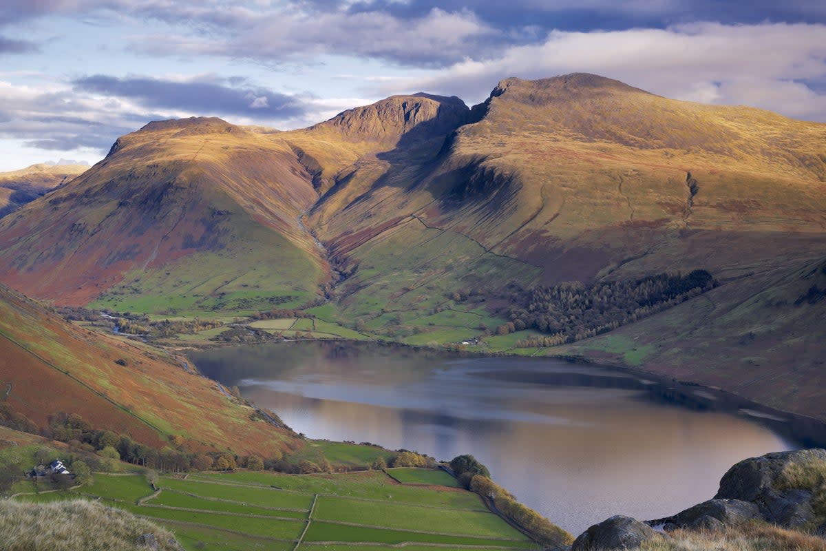 Scafell Pike and Wastwater in the Lake District (PA)