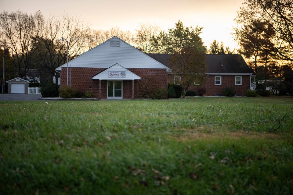 Attendance has fallen at Oakwood Baptist Church, from about 100 people to less than half of that most Sundays. The church recently installed a new pastor after a lengthy search.