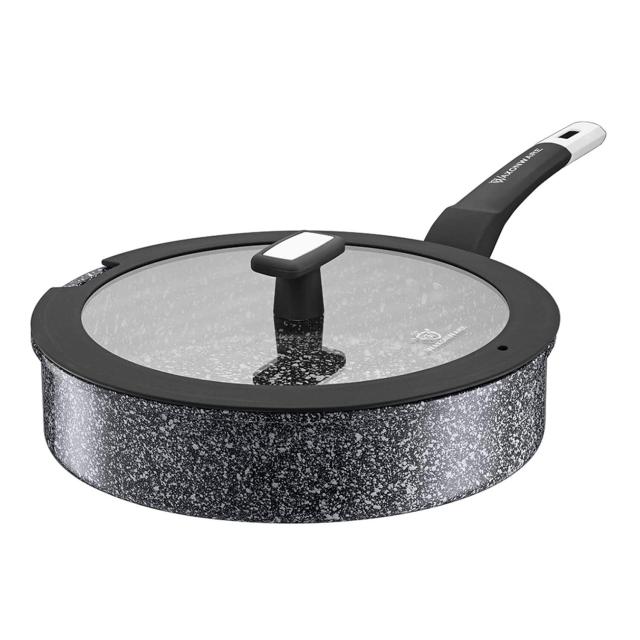 HITECLIFE Nonstick Saute Pan 10 inch, 3 Quart Deep Frying Pans with Lid,  Skillet for All Stoves. Oven & Dishwasher Safe 