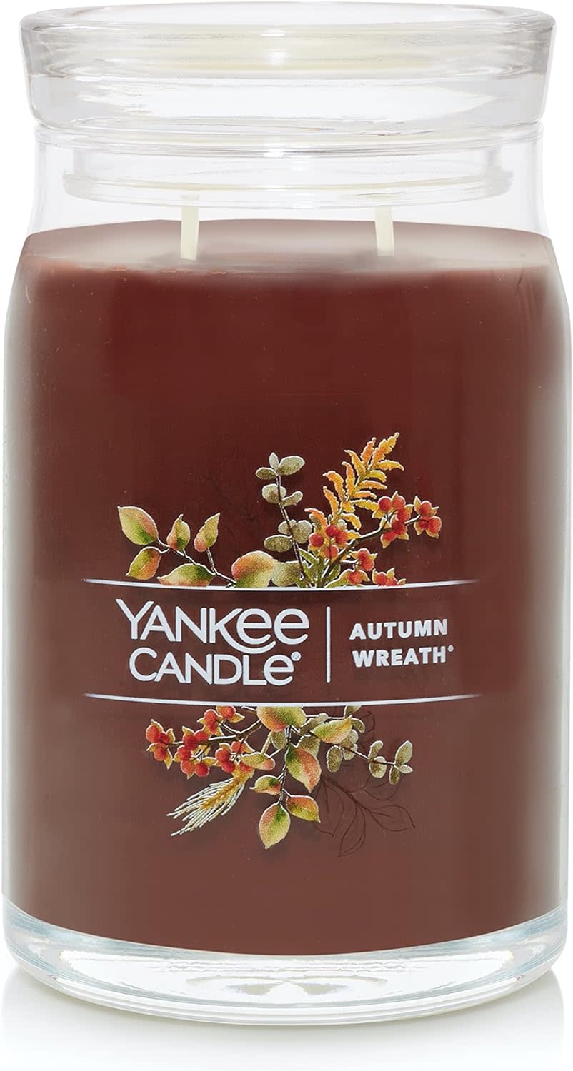 Yankee Candle autumn wreath
