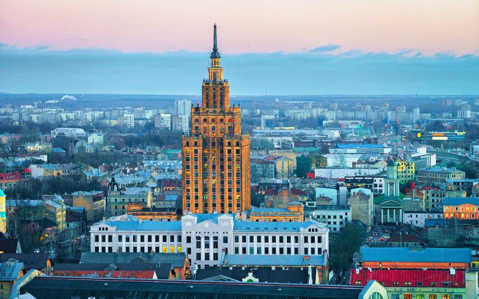 The Latvian Academy of Sciences in Riga