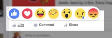 Facebookが いいね を大改修 喜怒哀楽のアニメ絵文字 リアクション で拡張をテスト