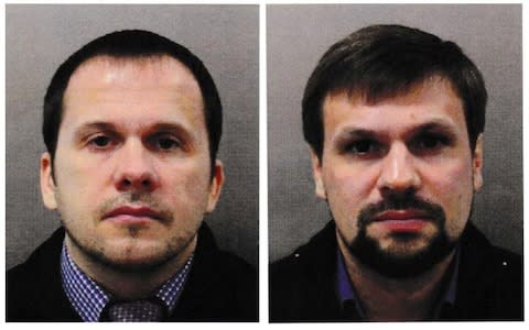 Alexander Petrov and Ruslan Boshirov - Credit: Metropolitan Police