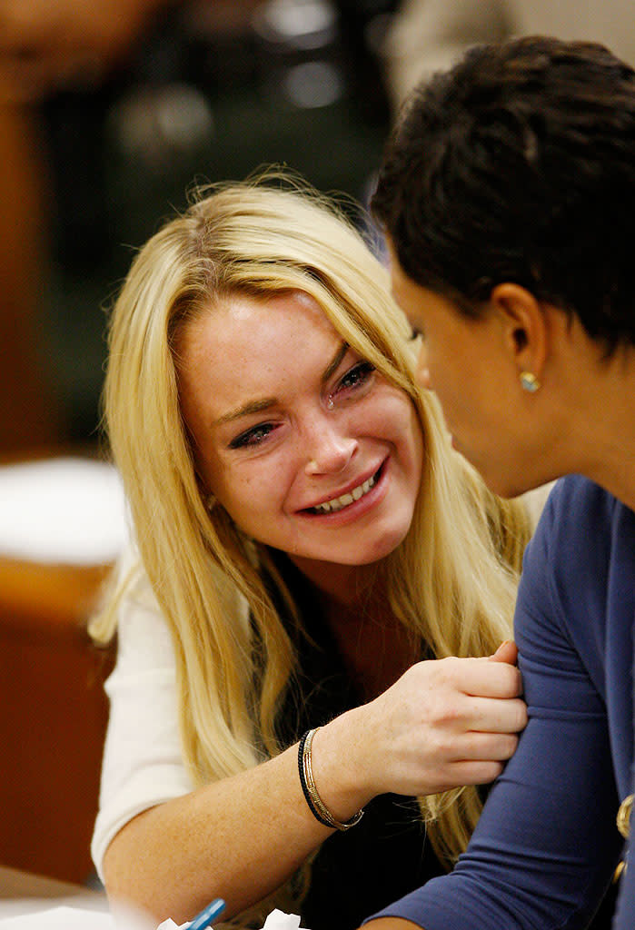 Lohan Linsay Court Sentencing