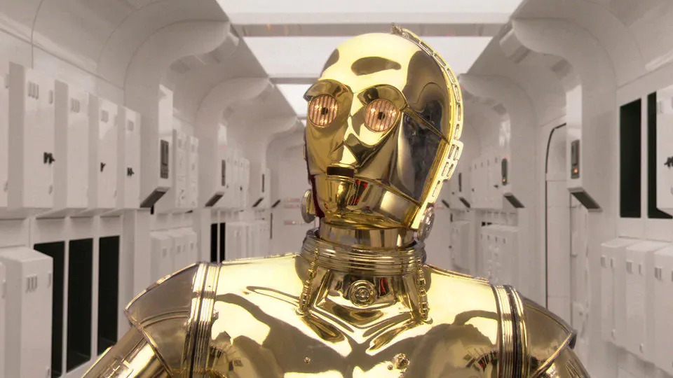 Anthony Daniels as C-3PO (Credit: Lucasfilm)