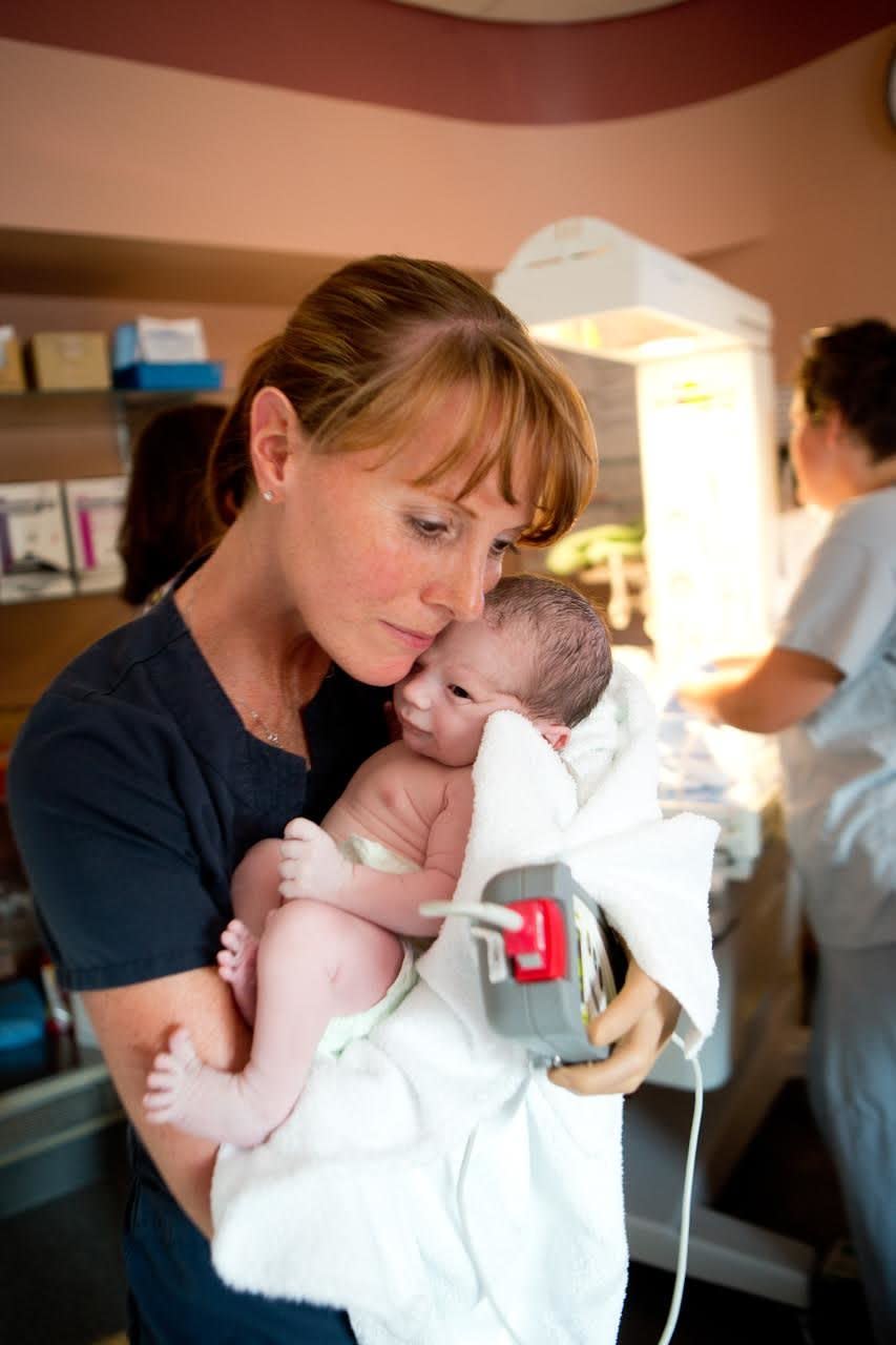 "This was&nbsp;actually the nurse's&nbsp;step grandson. Her husband passed away a couple of years prior to the birth, so it was very emotional."