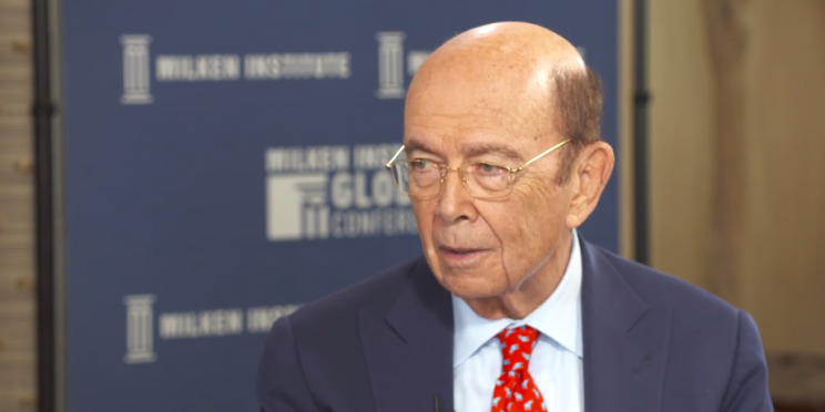 U.S. Commerce Secretary Wilbur Ross speaks with Yahoo Finance’s editor-in-chief Andy Serwer at the Milken Institute Global Conference on May 1.