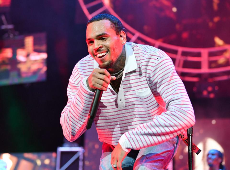 Chris Brown performs at 2018 BET Experience Staples Center Concert, sponsored by COCA-COLA, at L.A. Live on June 22, 2018 in Los Angeles, California.