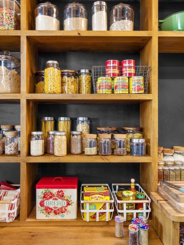 Organize Your Pantry with DIY Slide-Out Cabinet Shelves - The Kim
