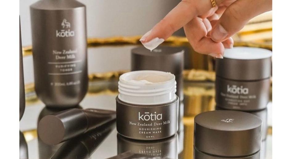 Range of Kotia skincare products