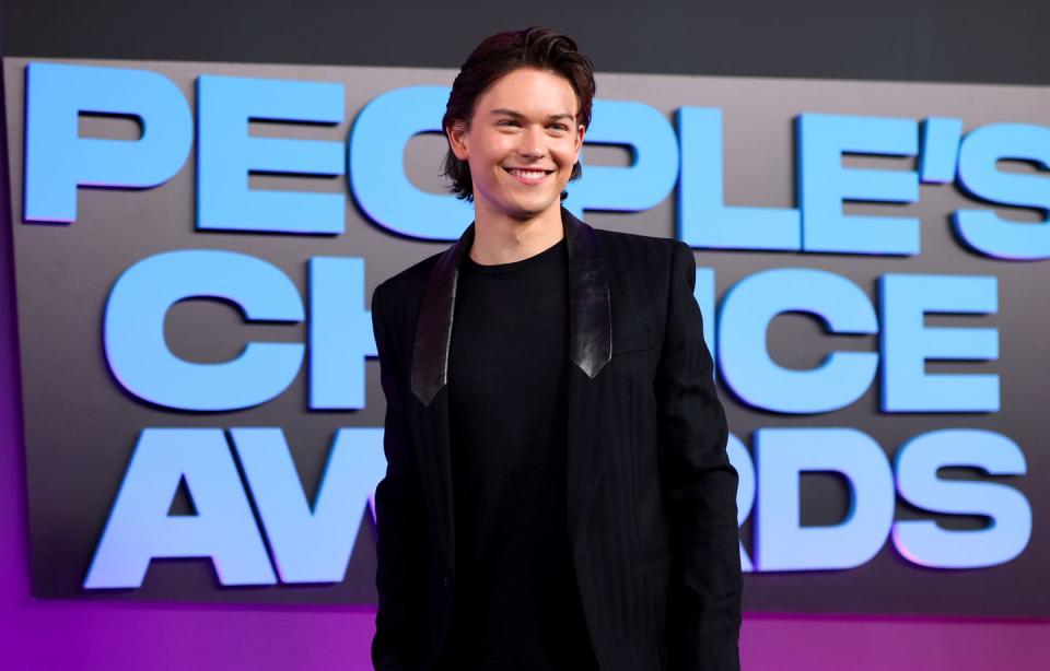 santa monica, california december 07 2021 peoples choice awards pictured jack martin arrives to the 2021 peoples choice awards held at barker hangar on december 7, 2021 in santa monica, california photo by christopher polke entertainmentnbcuniversalnbcu photo bank via getty images