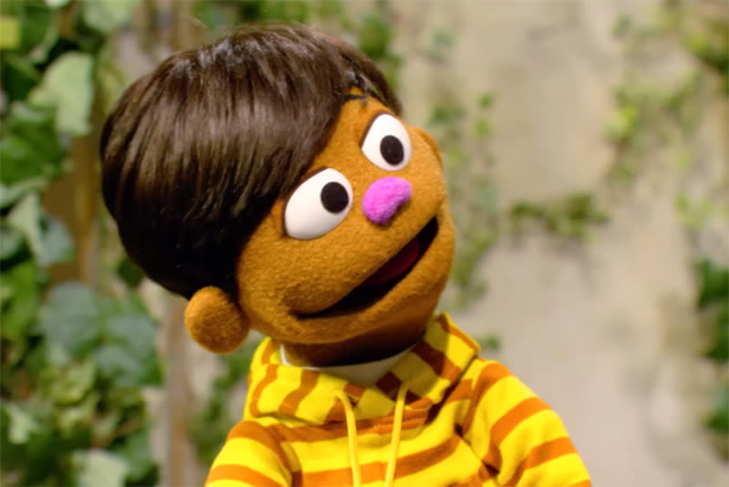 TJ character on Sesame Street. (Sesame Street via YouTube)