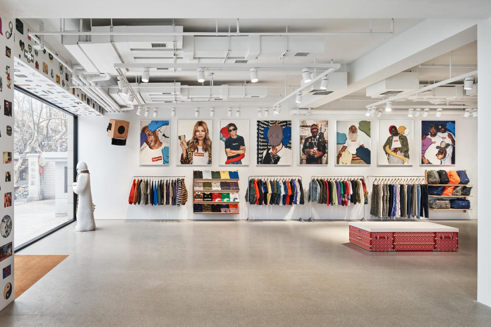 Inside Supreme's first China store.