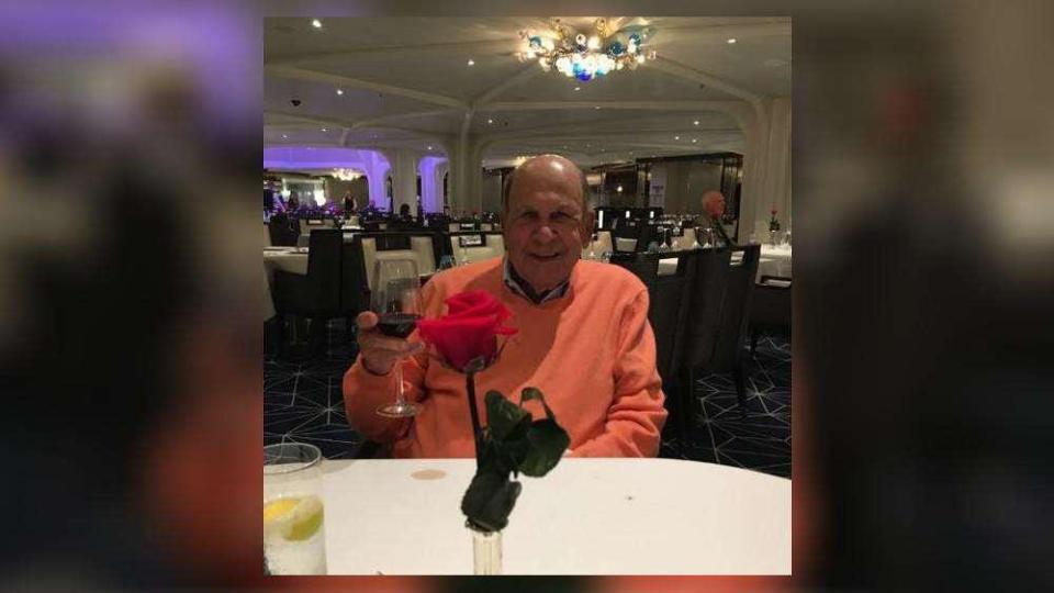 Suburban Boca Raton resident Julian "Dick" Bernstein, 88, on a cruise in early March. He died March 28 from pneumonia and the coronavirus.