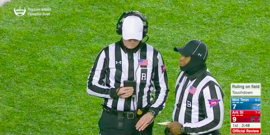 After review, the ruling on the field is ¯\_(ツ)_/¯