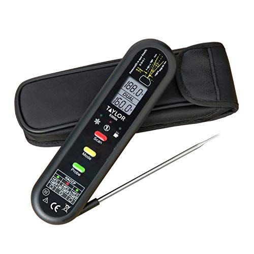 1) Taylor Precision Products Splash-Proof Dual Temperature Infrared/Thermocouple Thermometer