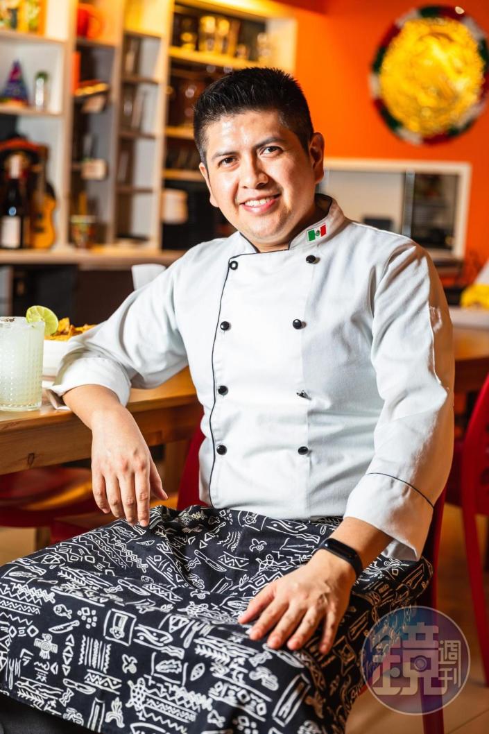 主廚Giovanni來自墨西哥城，把都市口味帶來台灣。