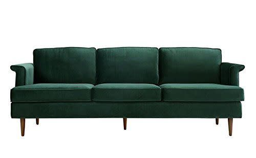 14) The Porter Collection Velvet Sofa