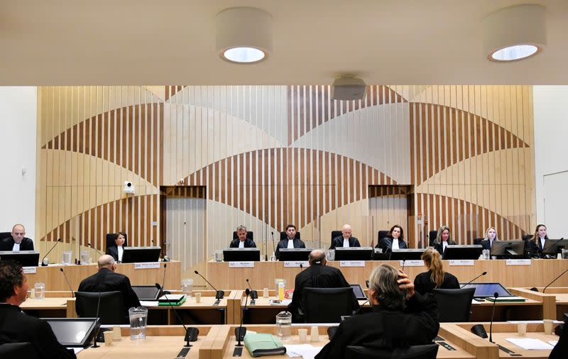 Trial of the Malaysia Airlines flight MH17 at The Schiphol Judicial Complex in Badhoevedorp