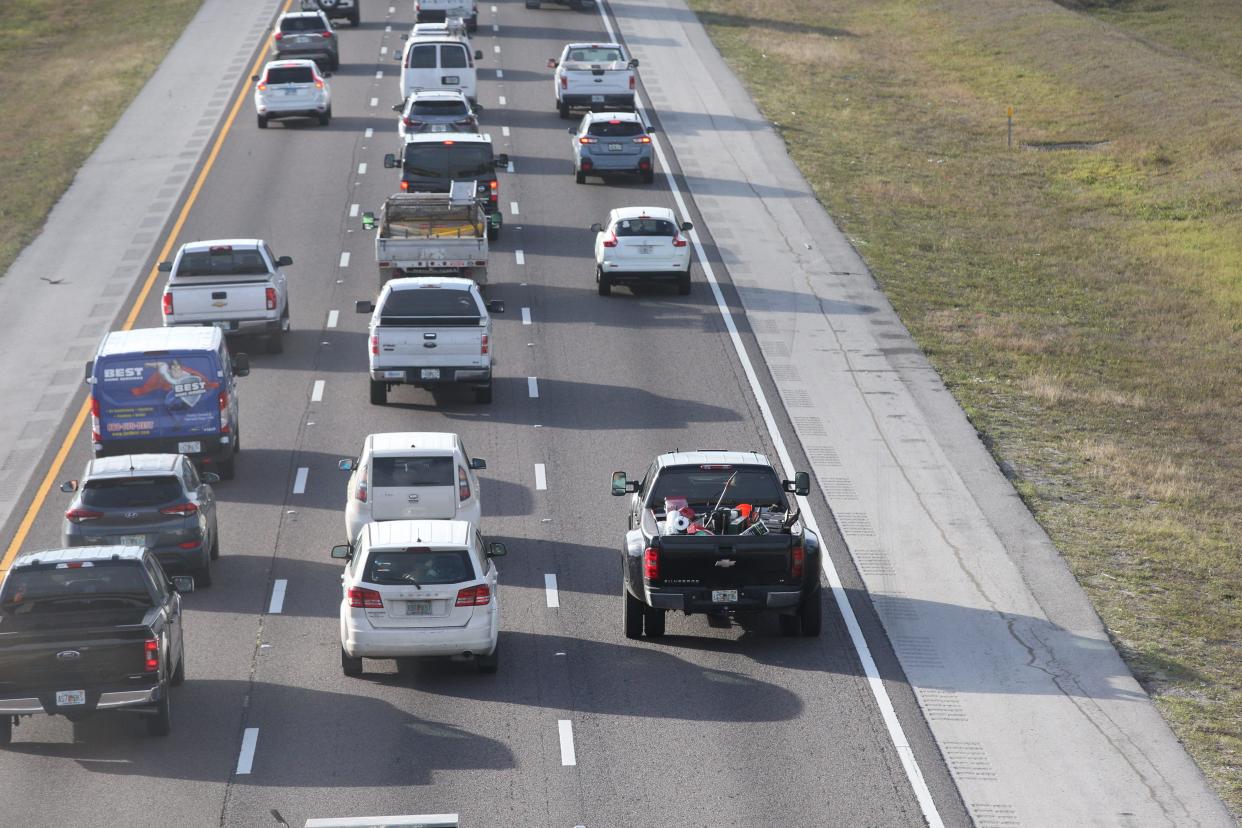 Traffic scenes on I-75 on Thursday, Feb. 16, 2023 morning.  