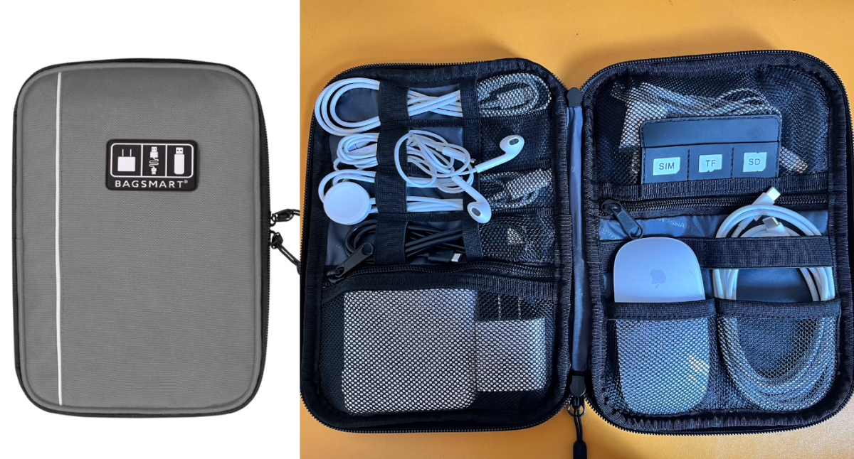  BAGSMART Electronics Organizer Travel Case, Small