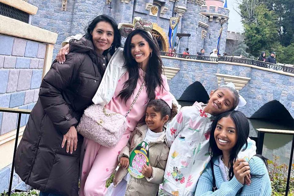 <p>Vanessa Bryant/Instagram</p> Vanessa Bryant with her family at Disnelyand