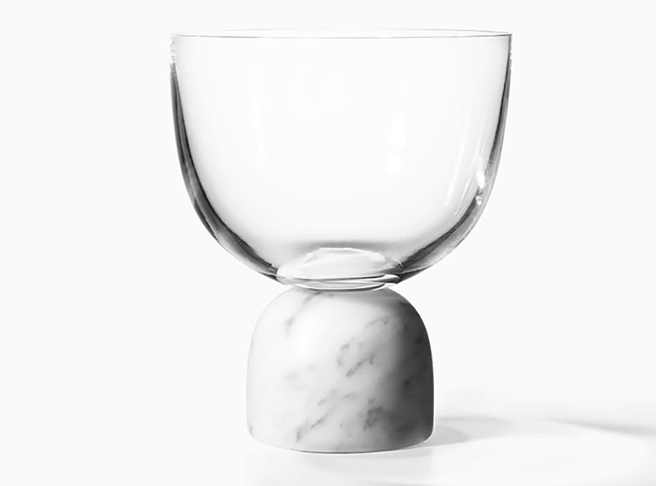 Marble Wine Glass