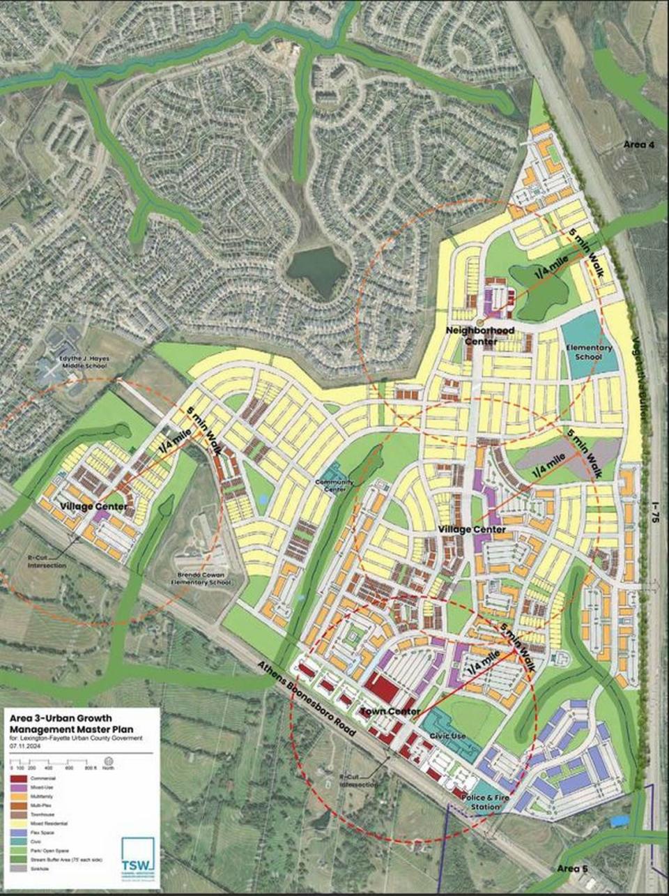 An area near Athens Boonesboro Road and Interstate 75 is part of the 2,800 acres to be added to the city’s expansion area.