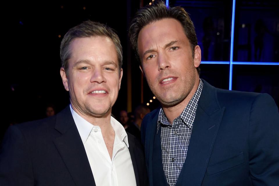Actors Matt Damon and Ben Affleck are not only best friends, they are cousins (Frazer Harrison/Getty)
