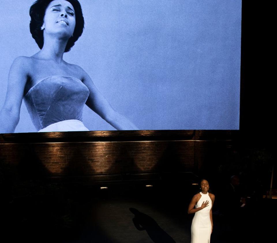 Denée Benton singing 