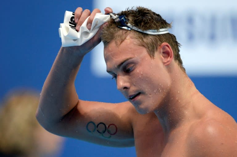 Russia's Vladimir Morozov, pictured on August 5, 2015, will take part in Rio swimming competitions, despite being implicated in a doping scandal