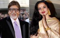 ICONIC PAIRS: The romance of Rekha and Amitabh Bachchan kept the glossies and gossip columns alive for years and voyeuristic audiences would flock to watch them on screen hoping to get a feel of their sizzling chemistry. Decades later, public interest in them hasn’t waned – they continue to garner all attention if they happen to attend the same event.