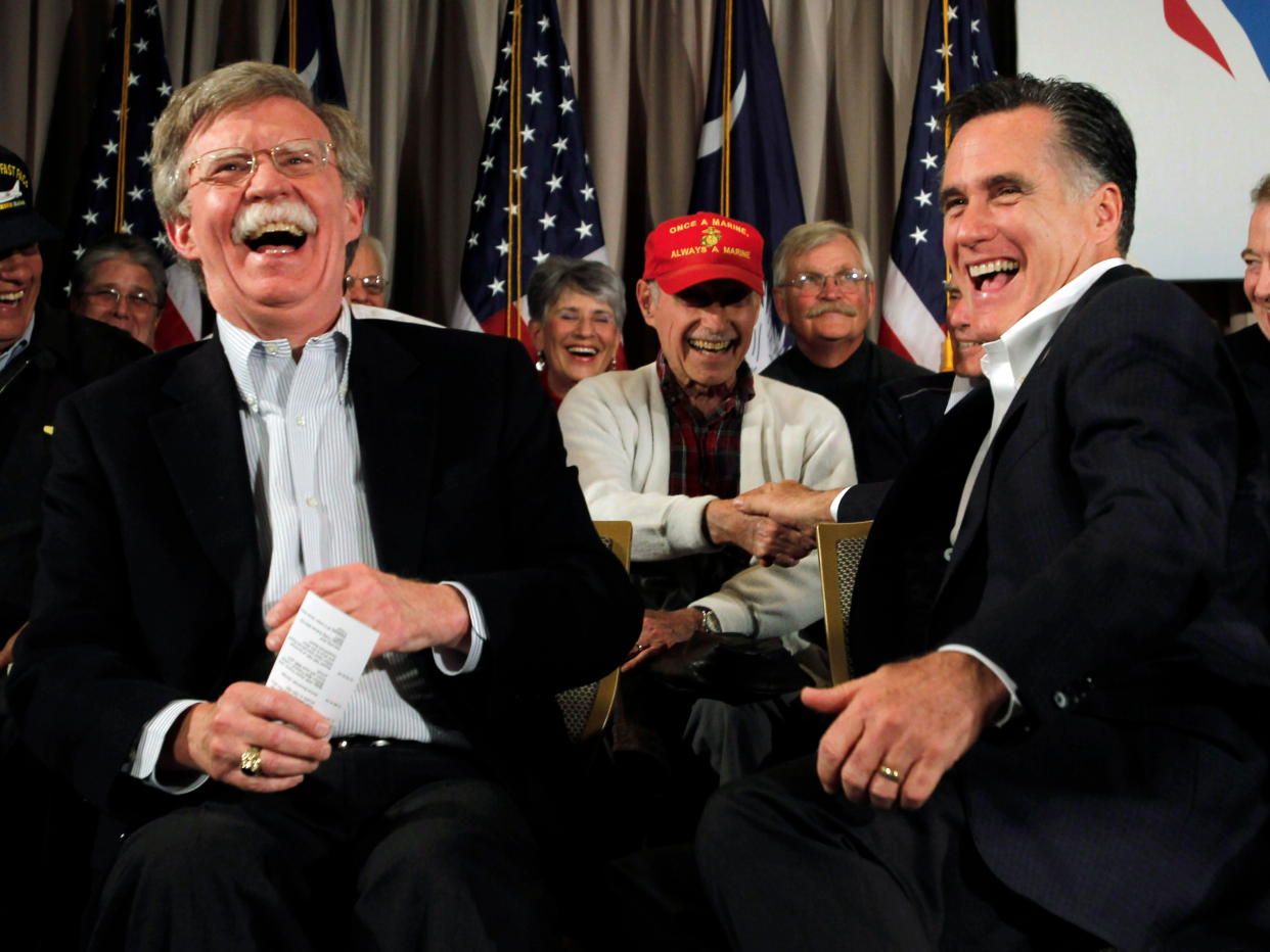 John Bolton Mitt Romney