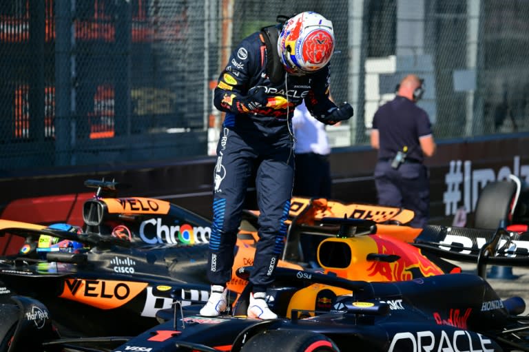 Max Verstappen leads the championship by 33 points (ANDREJ ISAKOVIC)