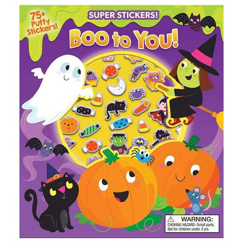 <p><a href="https://go.redirectingat.com?id=74968X1596630&url=https%3A%2F%2Fbookshop.org%2Fp%2Fbooks%2Fhalloween-super-puffy-stickers-boo-to-you-maggie-fischer%2F17603694&sref=https%3A%2F%2Fwww.goodhousekeeping.com%2Fholidays%2Fhalloween-ideas%2Fg34025260%2Fbest-halloween-toys%2F" rel="nofollow noopener" target="_blank" data-ylk="slk:Shop Now;elm:context_link;itc:0;sec:content-canvas" class="link rapid-noclick-resp">Shop Now</a></p><p>Halloween Super Puffy Stickers</p><p>bookshop.org</p><p>$6.50</p><span class="copyright">Silver Dolphin Books</span>