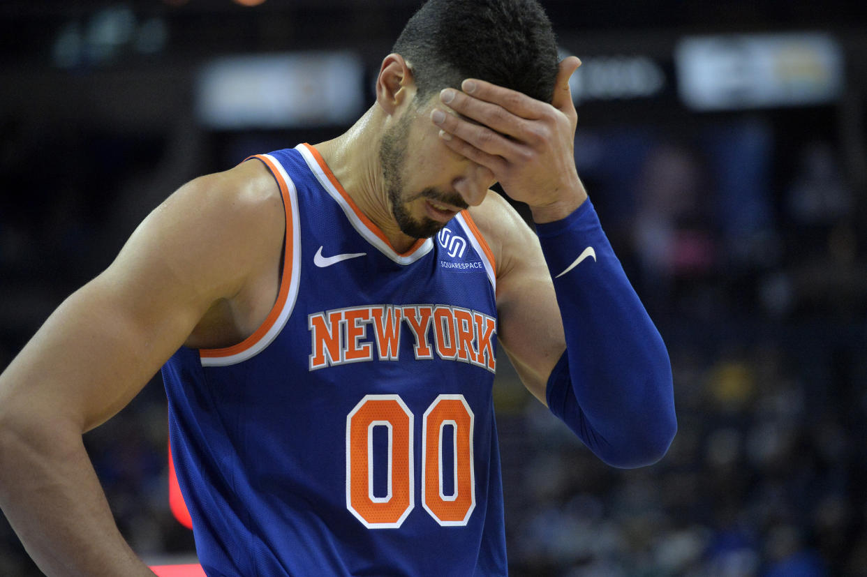 According to Enes Kanter, players across the league are scared to play for the Knicks only because of team owner James Dolan.
